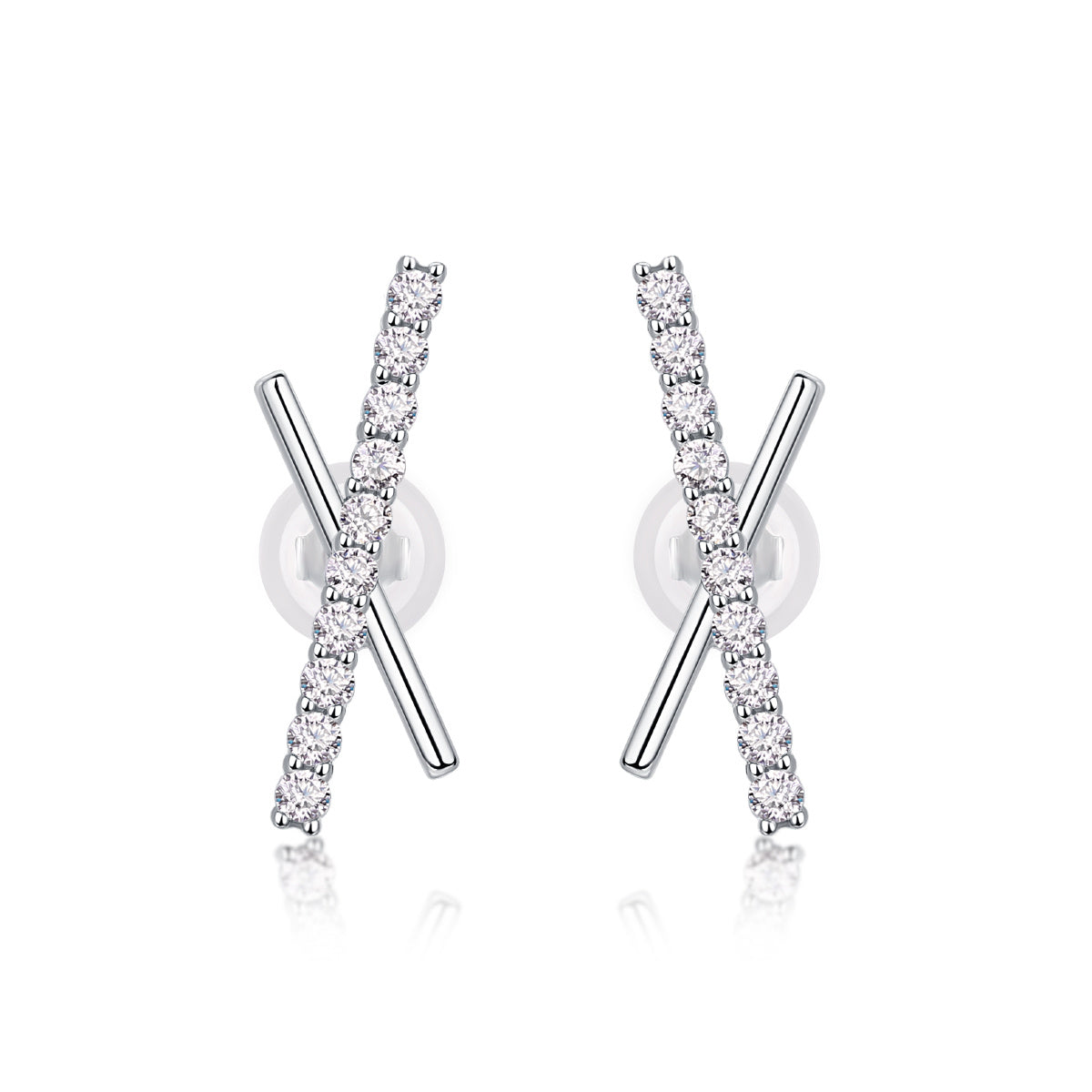 Sky Meteor Diamond Moissanite Earrings