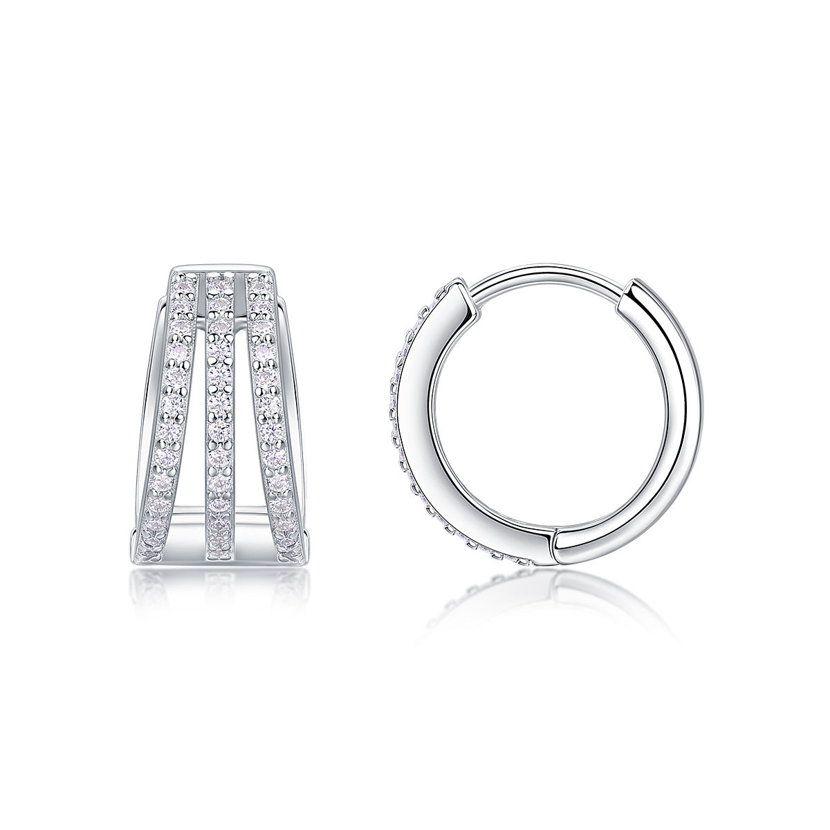 Human March Moissanite Earrings