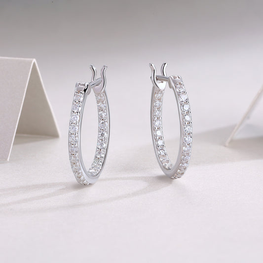 Streamer Diamond Moissanite Earrings
