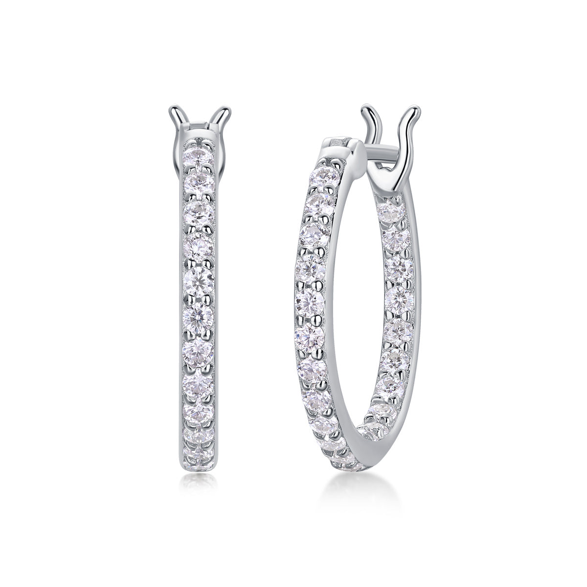Streamer Diamond Moissanite Earrings