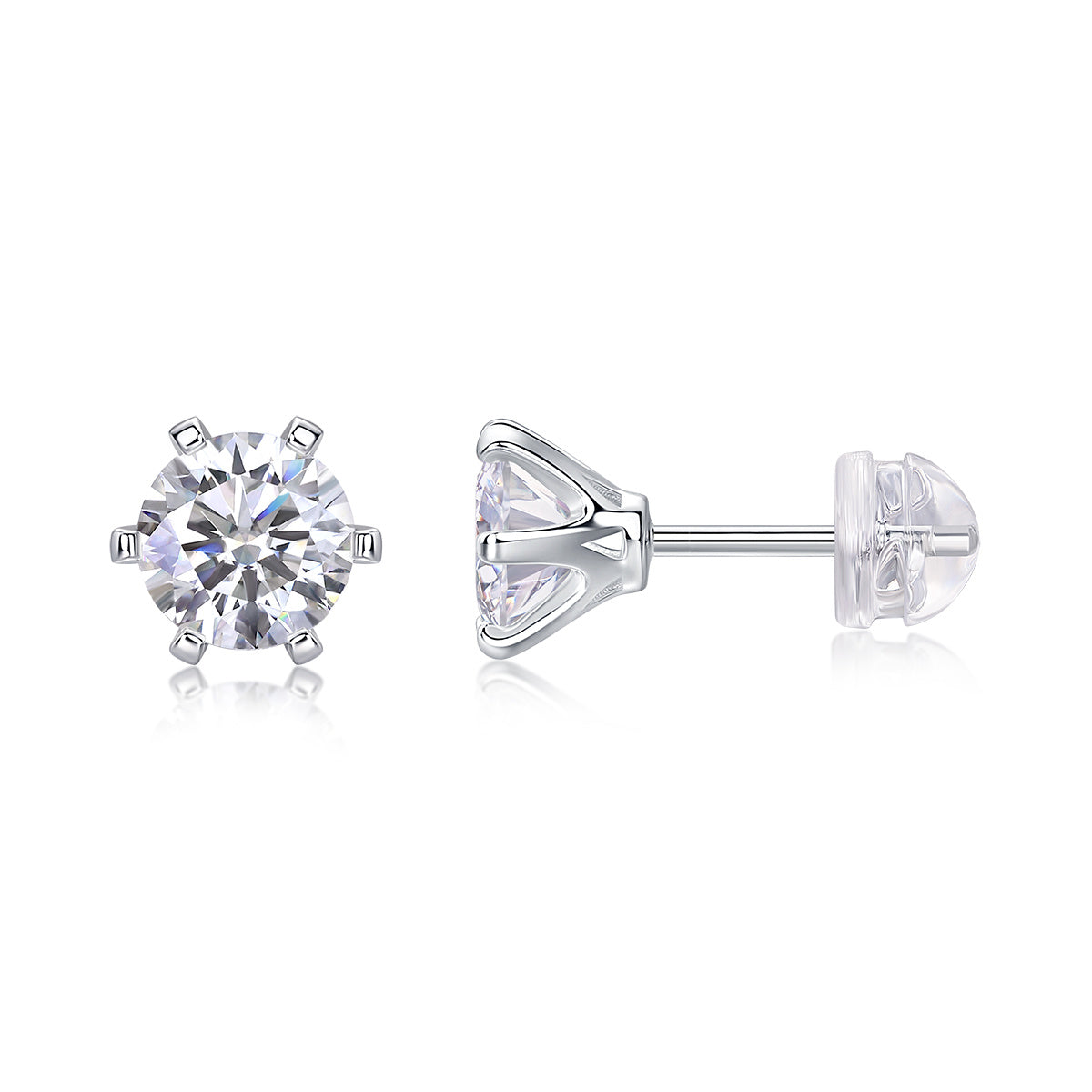 Quiet Moissanite Earrings