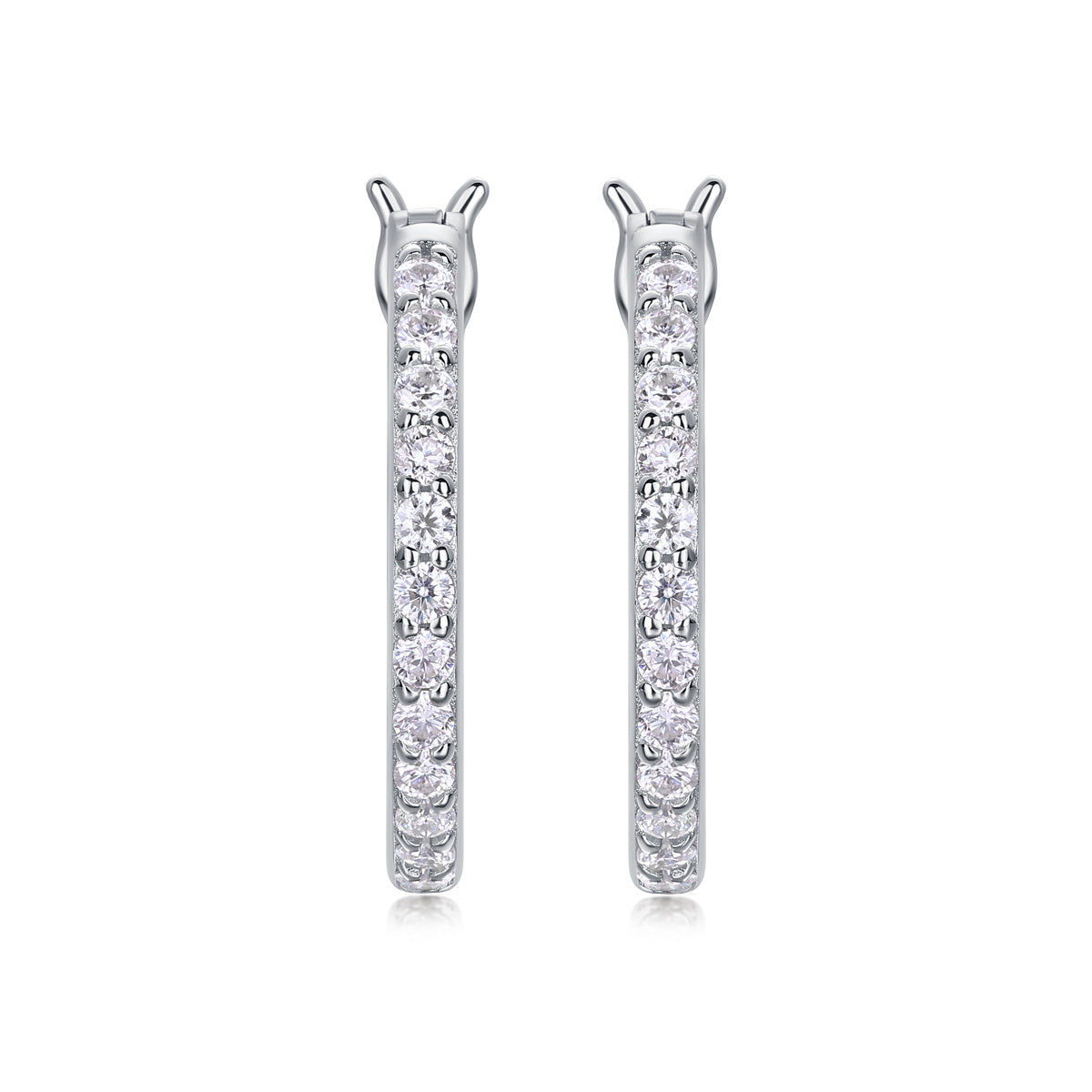 Streamer Diamond Moissanite Earrings