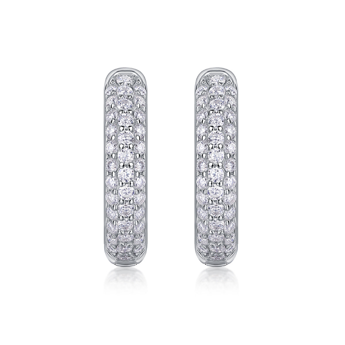 Corner Star Moissanite Earrings