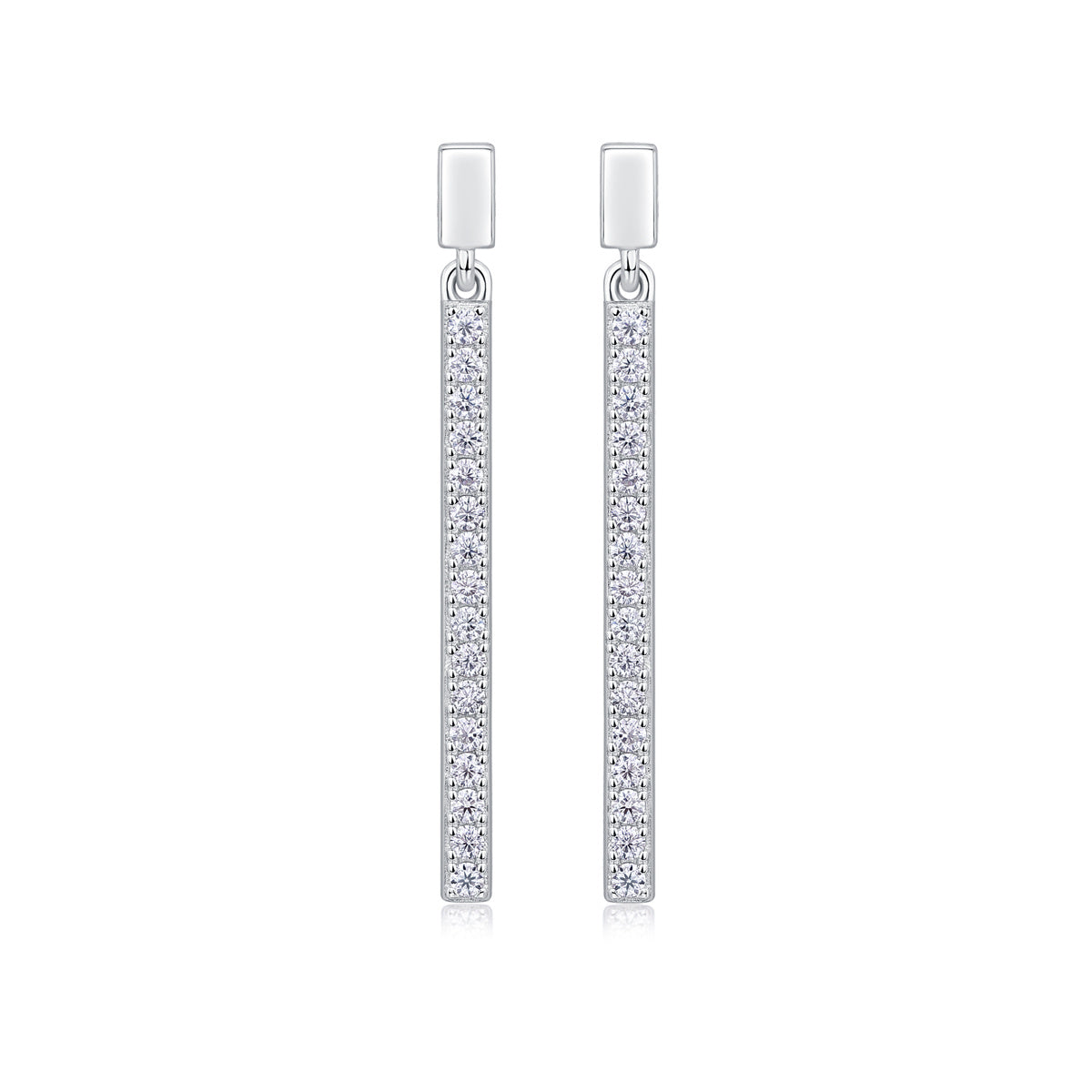 Jumping Diamond Moissanite Earrings