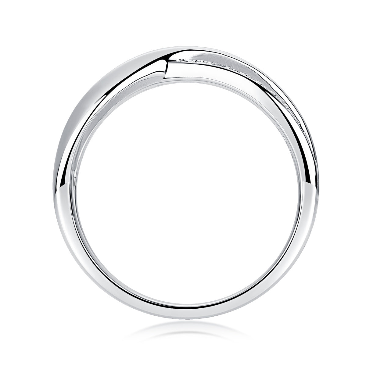 Wrap Around Diamond Moissanite Ring