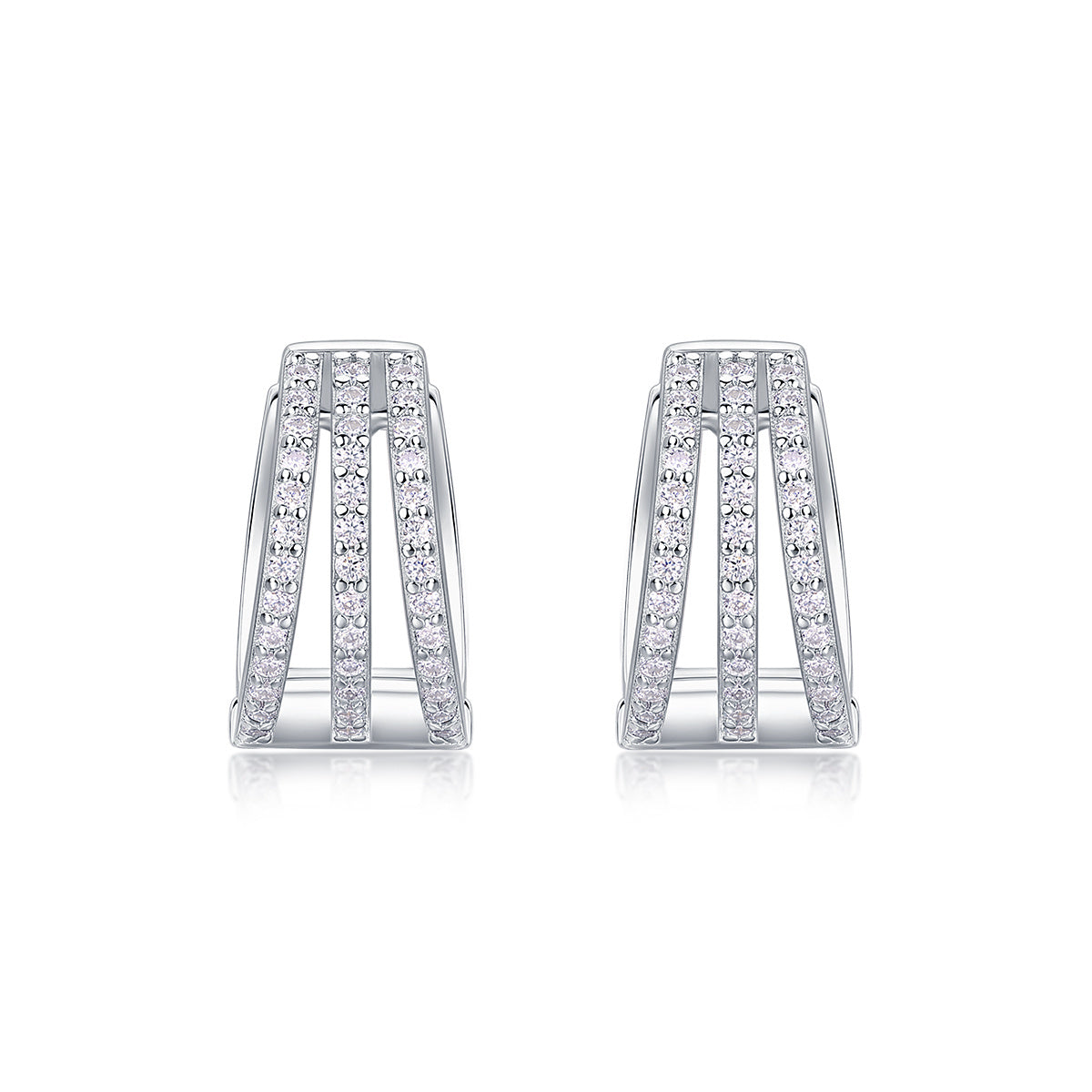 Human March Moissanite Earrings
