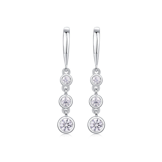 Luxe Halo Moissanite Earrings