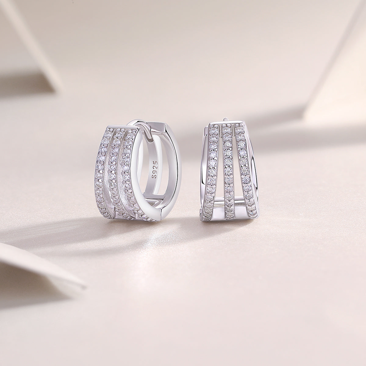 Human March Moissanite Earrings