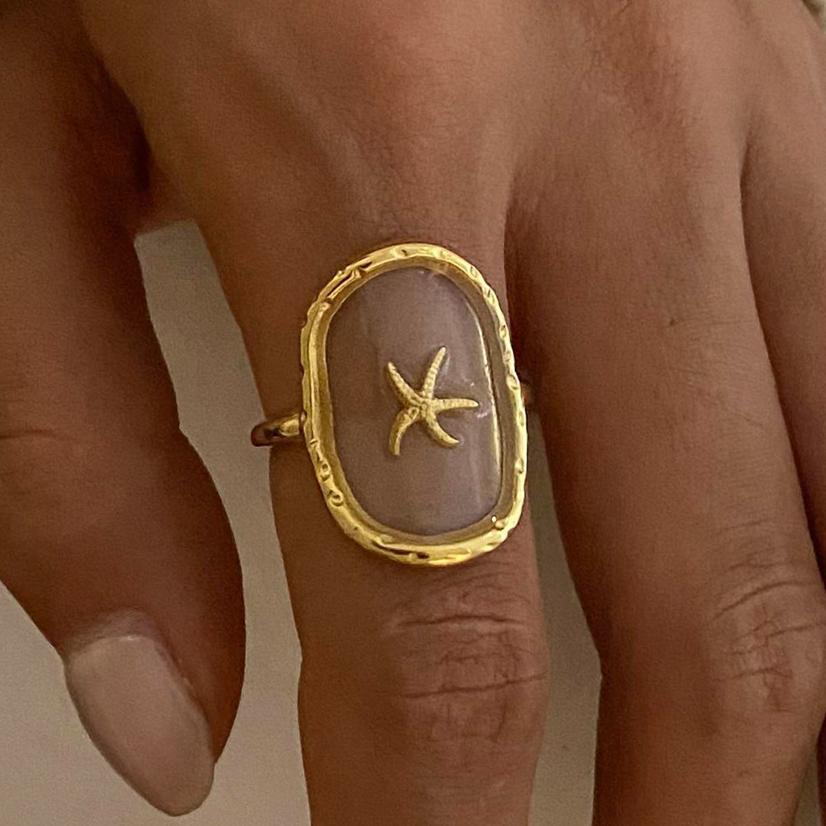 Starfish Open Ring