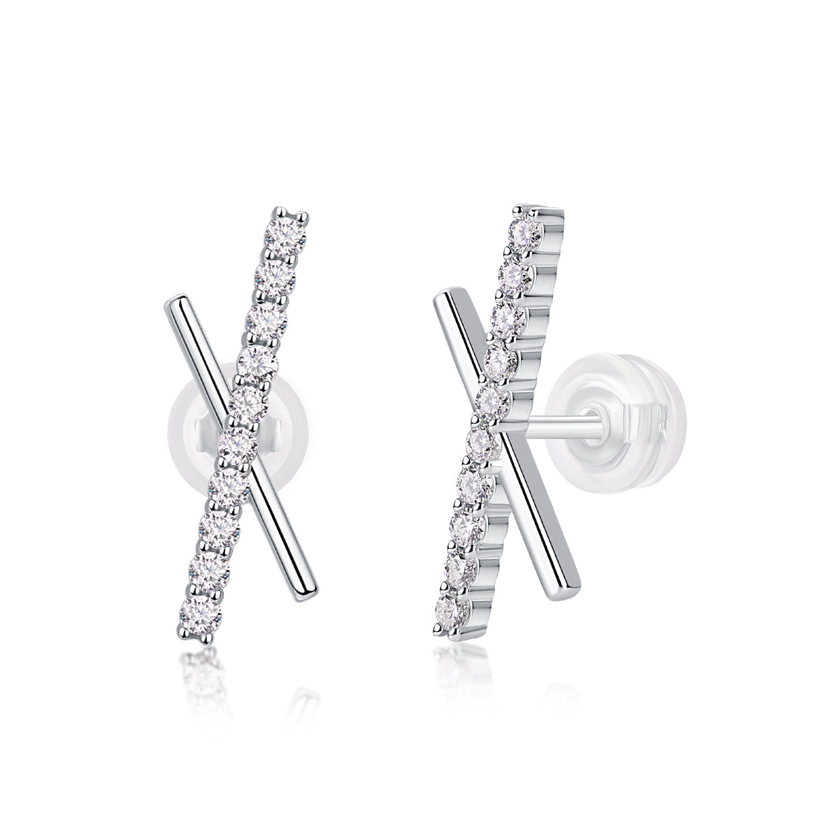 Sky Meteor Diamond Moissanite Earrings