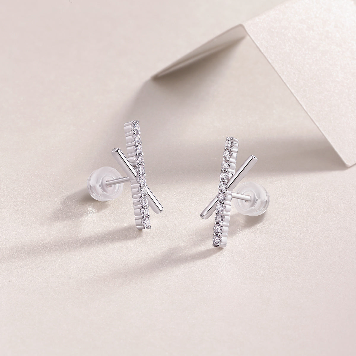 Sky Meteor Diamond Moissanite Earrings