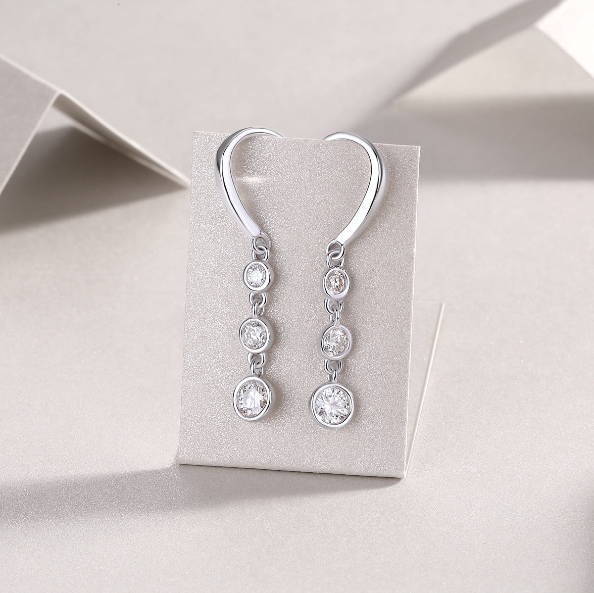 Luxe Halo Moissanite Earrings