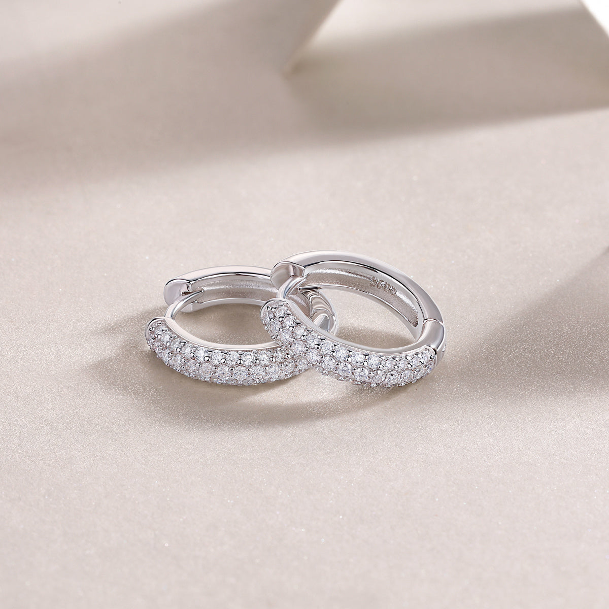 Corner Star Moissanite Earrings