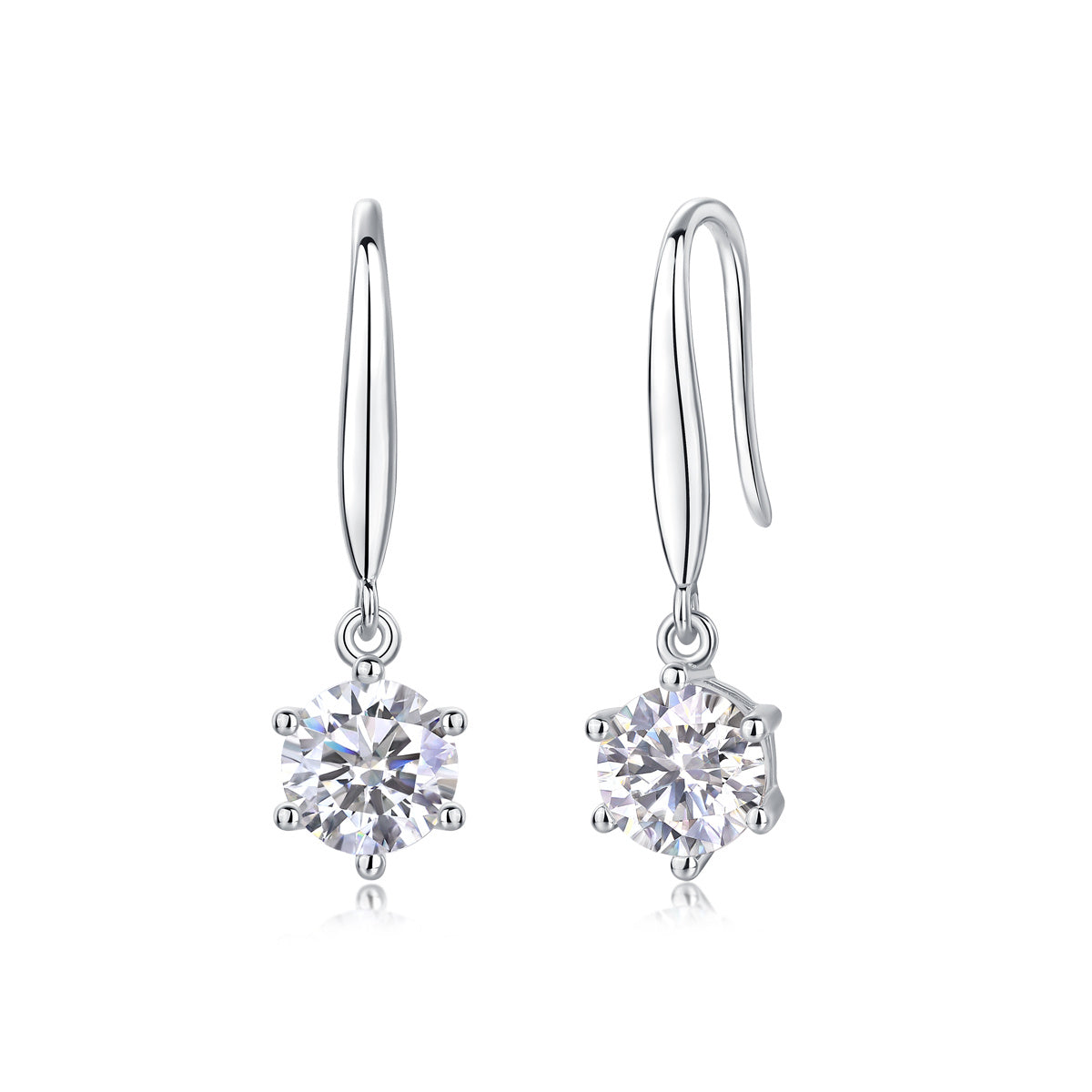 Jumping Wind Moissanite Earrings