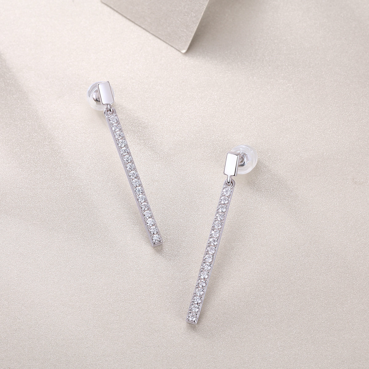 Jumping Diamond Moissanite Earrings