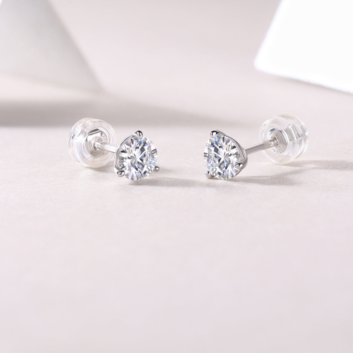 Freeze Frame Moissanite Earrings