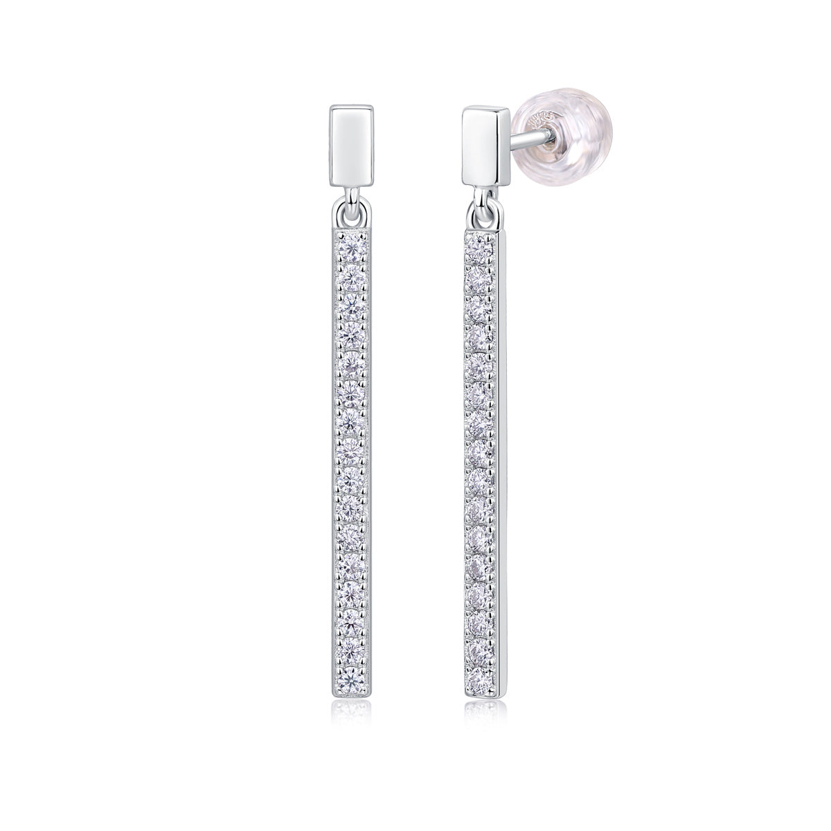 Jumping Diamond Moissanite Earrings