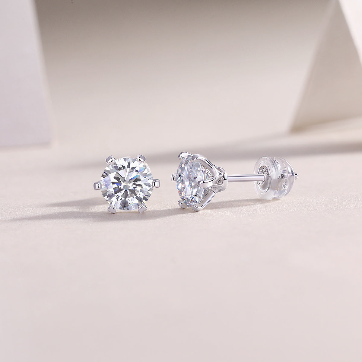 Quiet Moissanite Earrings