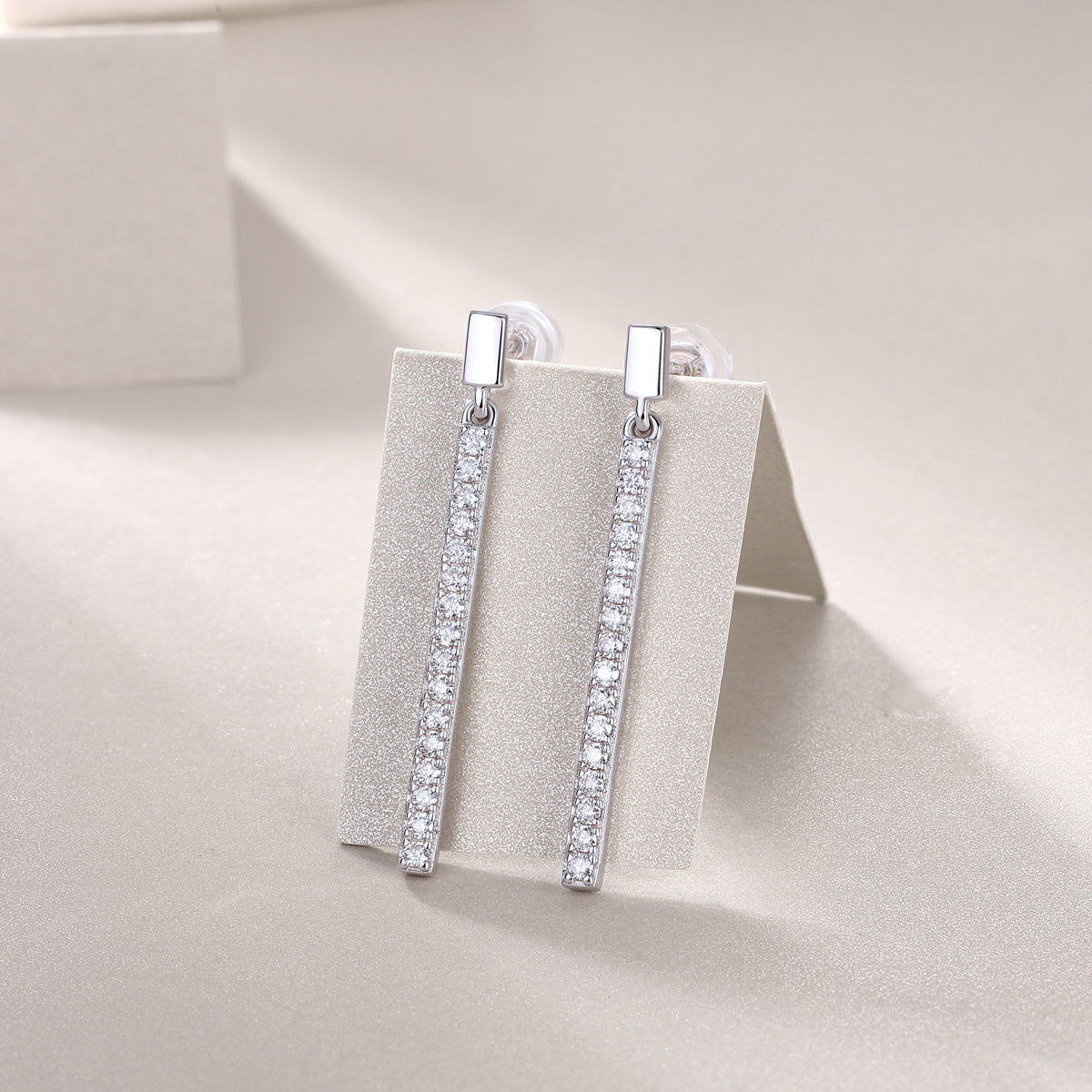 Jumping Diamond Moissanite Earrings