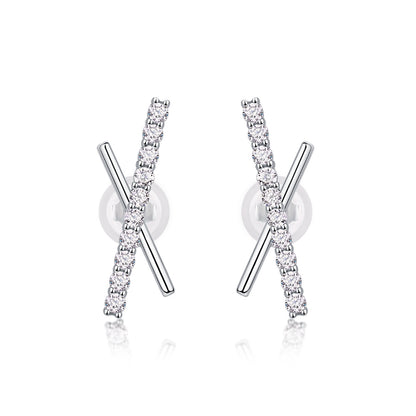 Sky Meteor Diamond Moissanite Earrings