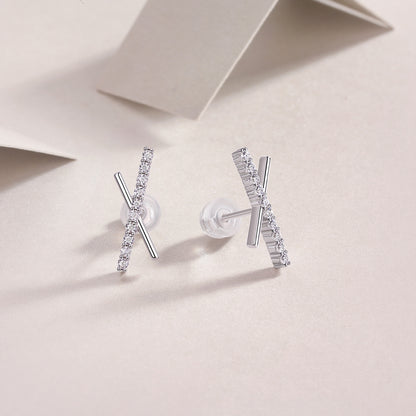 Sky Meteor Diamond Moissanite Earrings