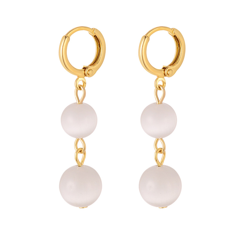 Twin Pearl Drop Earrings