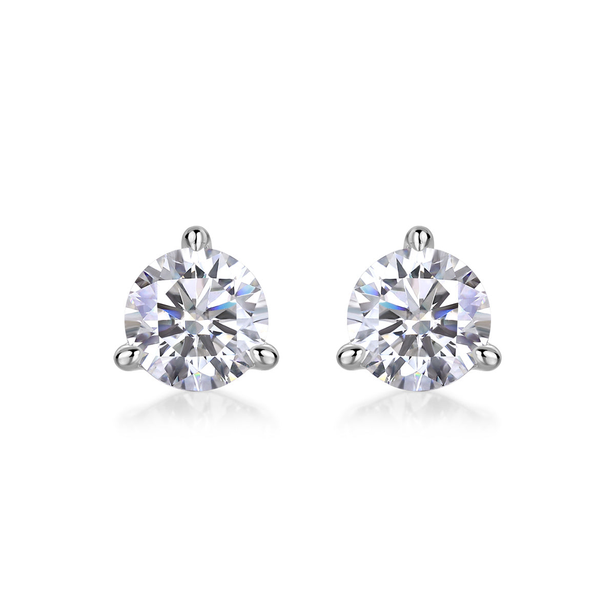 Freeze Frame Moissanite Earrings