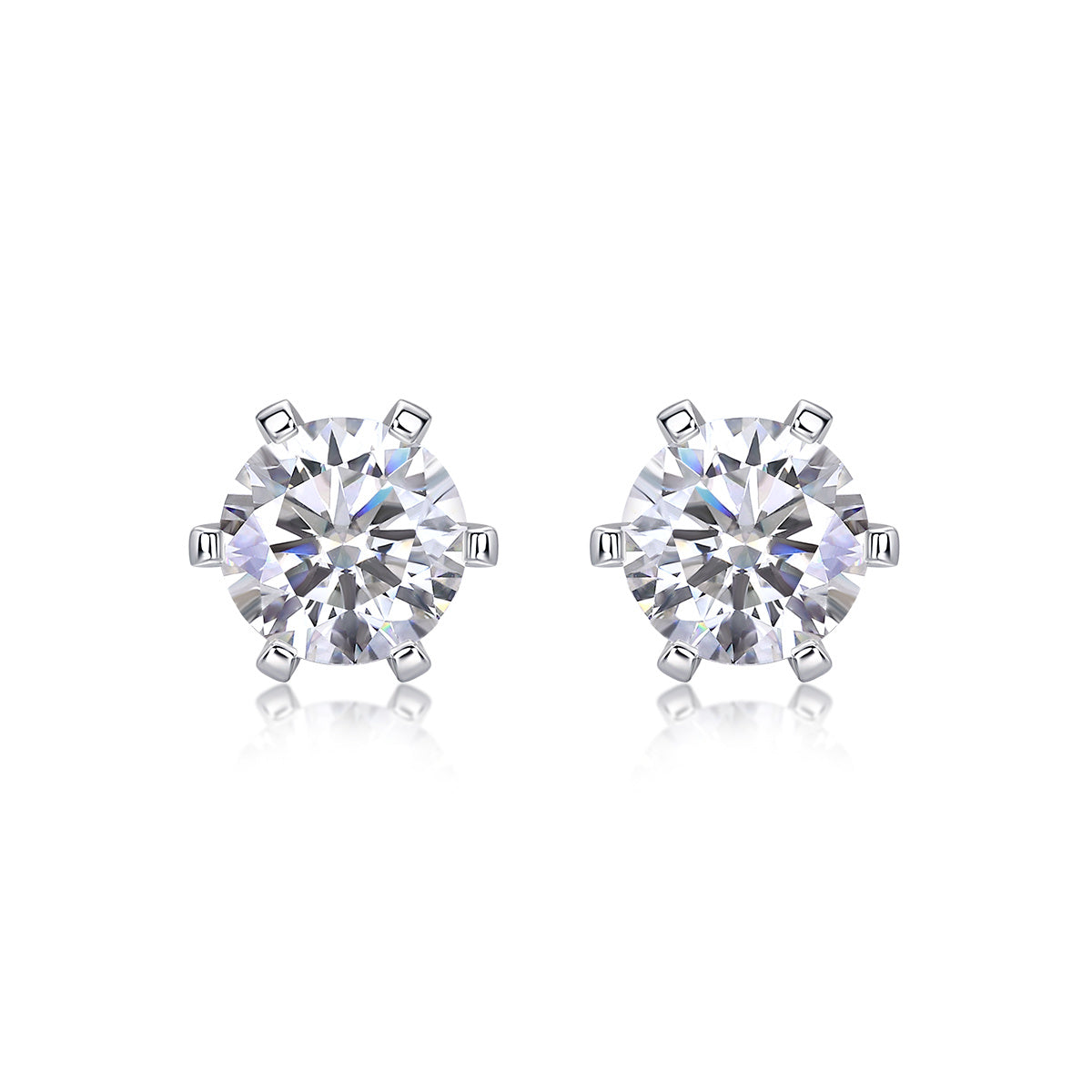 Quiet Moissanite Earrings