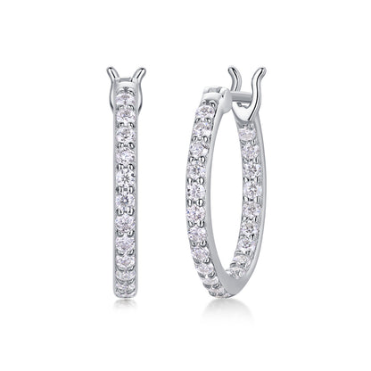 Streamer Diamond Moissanite Earrings