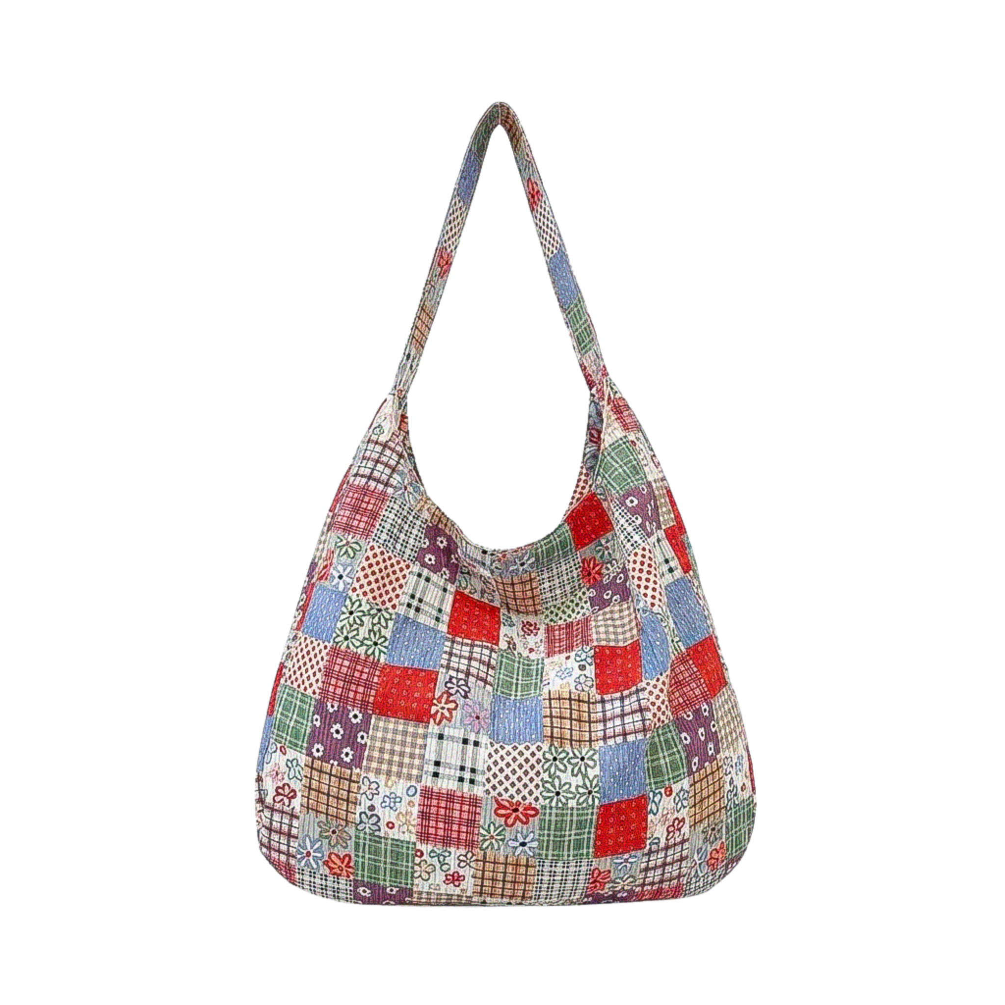 Boho Patchwork Slouch