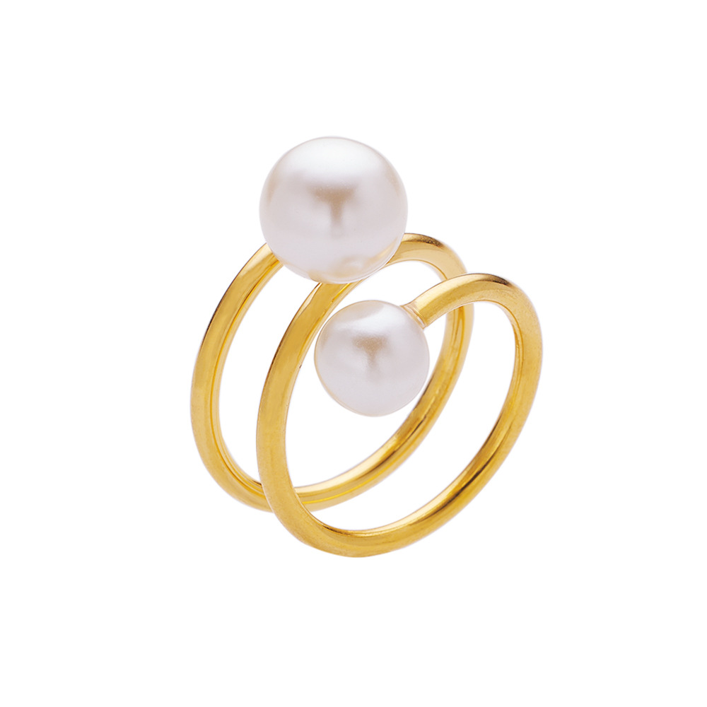 Minimalist Pearl Ring