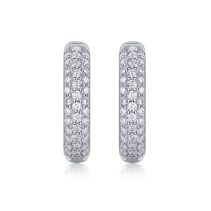 Corner Star Moissanite Earrings