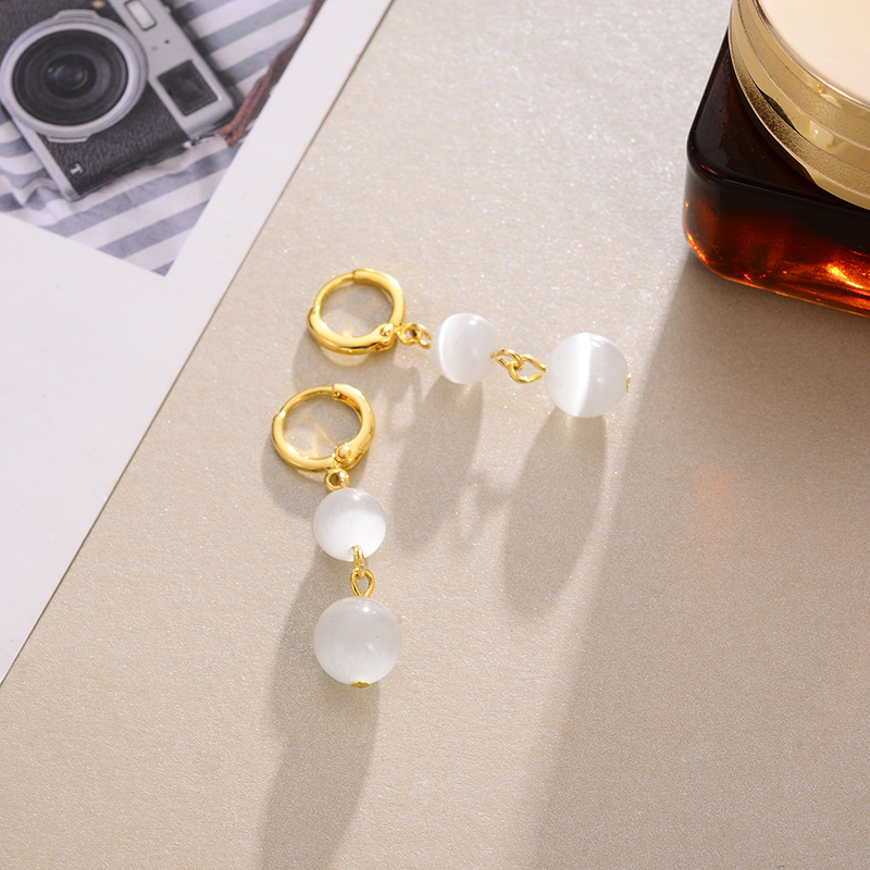 Twin Pearl Drop Earrings