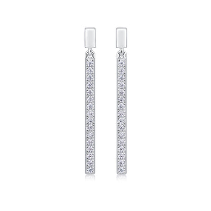 Jumping Diamond Moissanite Earrings