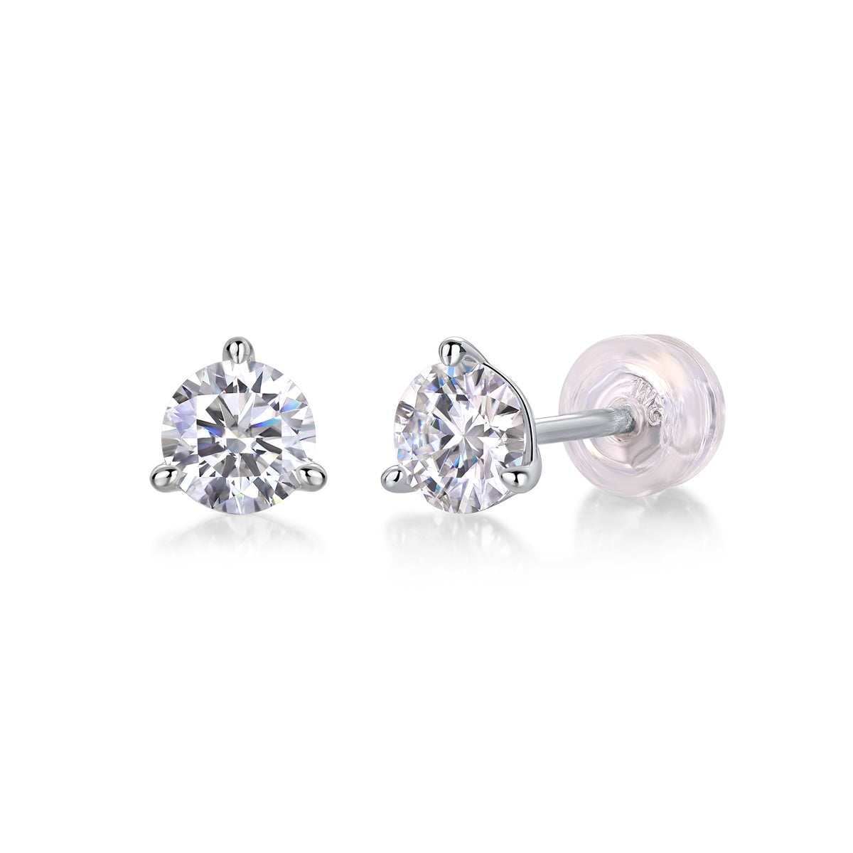 Freeze Frame Moissanite Earrings