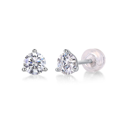 Freeze Frame Moissanite Earrings