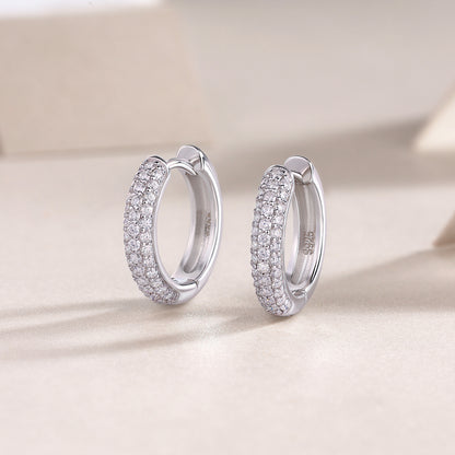 Corner Star Moissanite Earrings