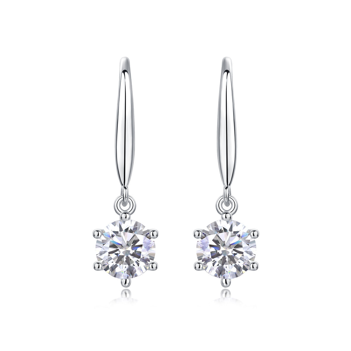 Jumping Wind Moissanite Earrings