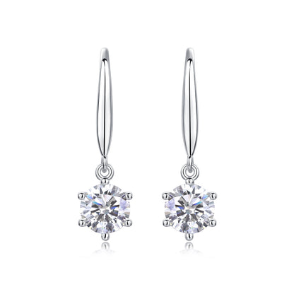Jumping Wind Moissanite Earrings