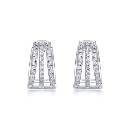 Human March Moissanite Earrings