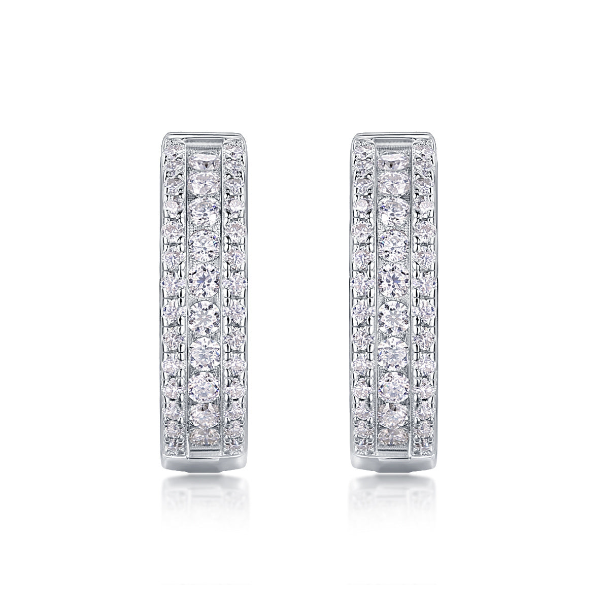 Splendid Night Moissanite Earrings