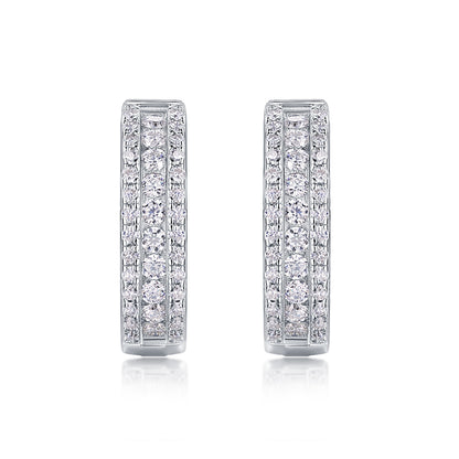 Splendid Night Moissanite Earrings