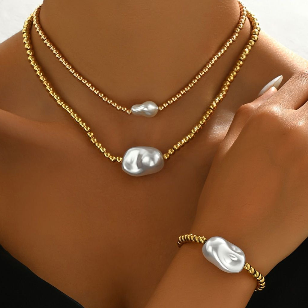 Designer Handmade Jewelry Set – PVD Coated