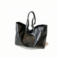 Leather Carryall Tote