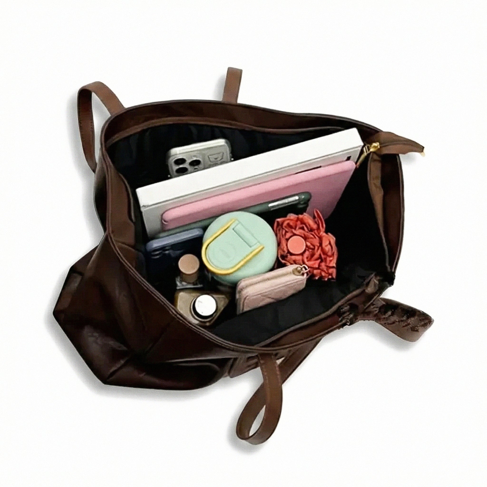 Leather Carryall Tote