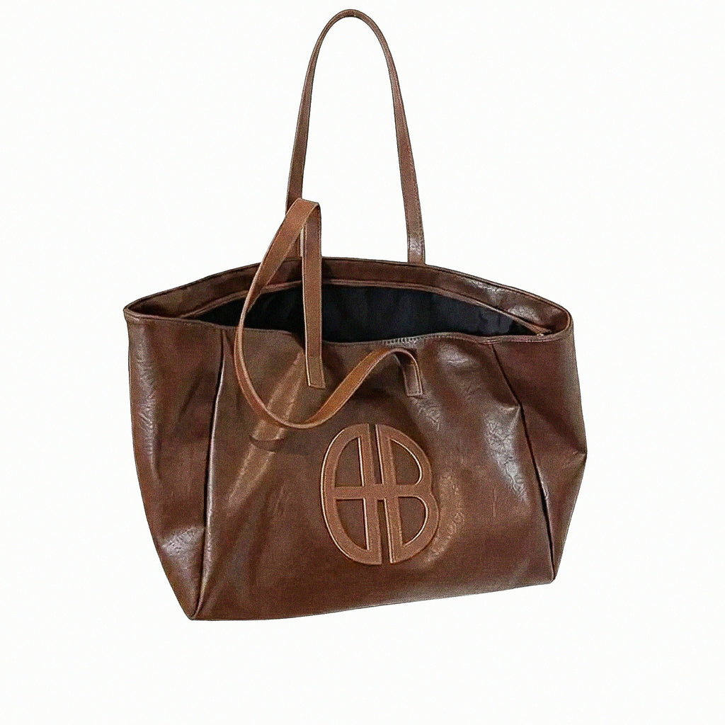 Leather Carryall Tote