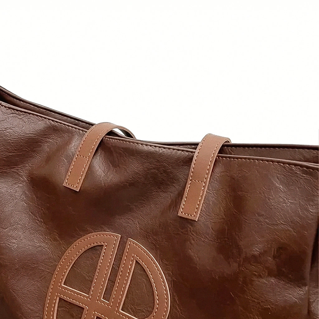 Leather Carryall Tote