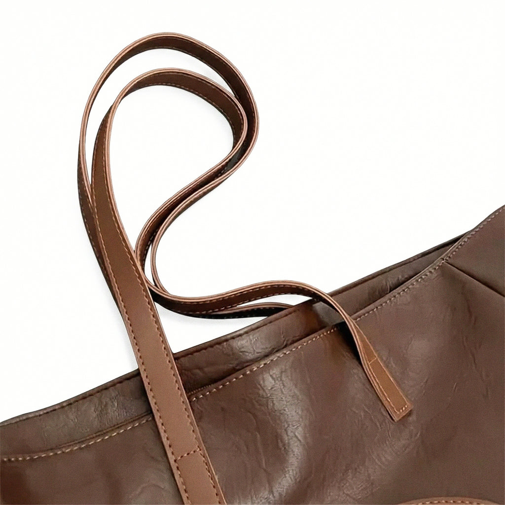 Leather Carryall Tote