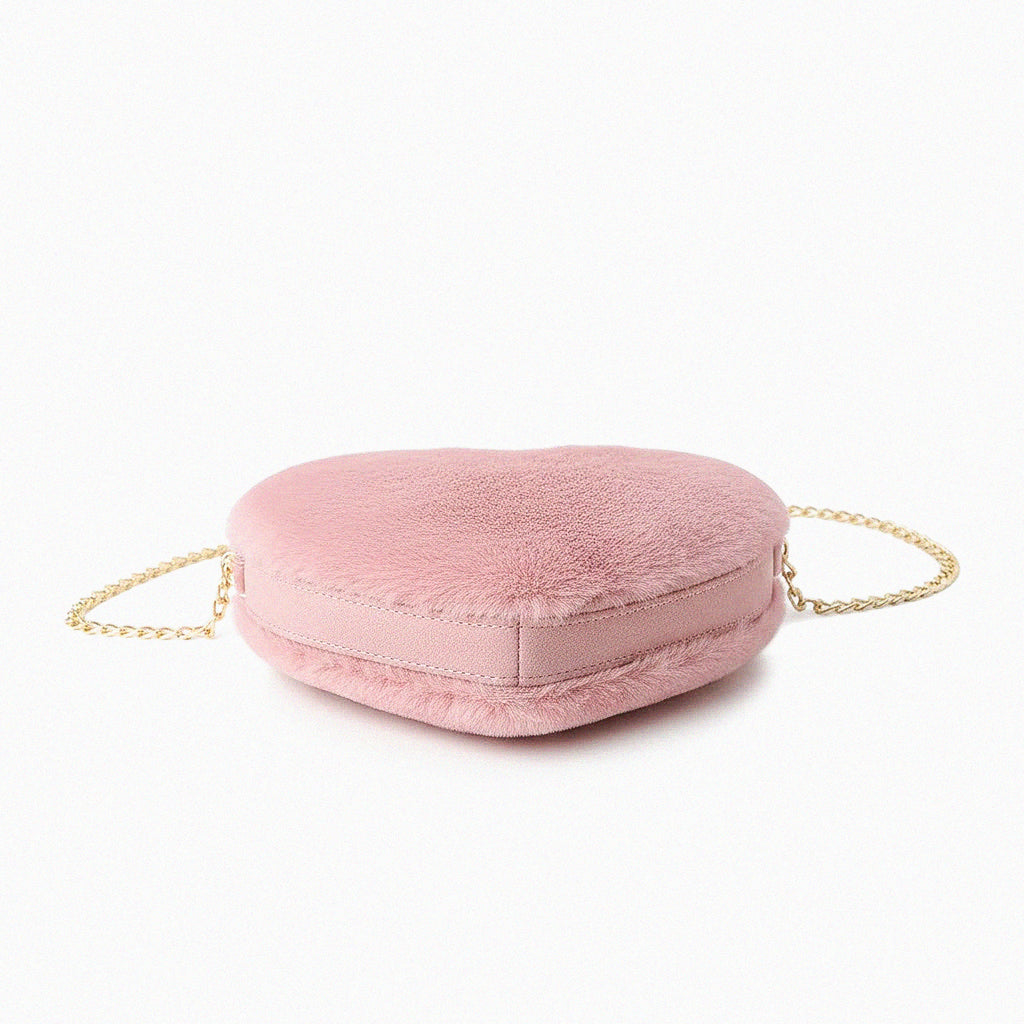 Plush Heart Purse