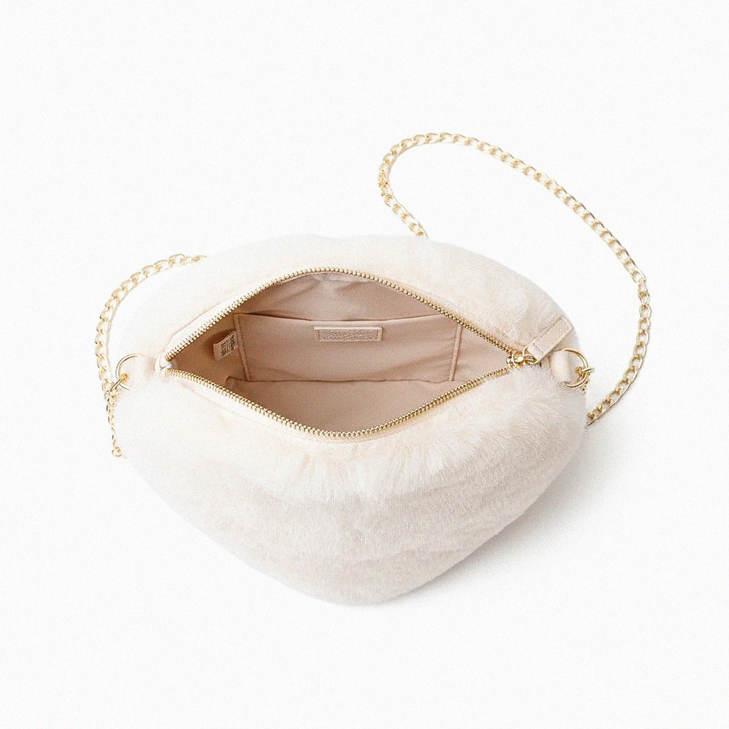 Plush Heart Purse